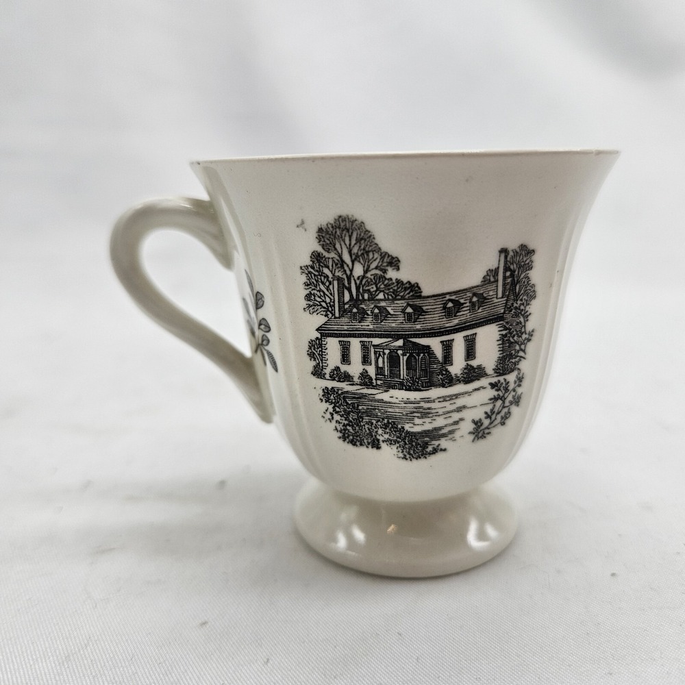 Wedgwood Creamware Josiah & Sarah Wedgwood Collector's Society Tea/Coffee Cup‎